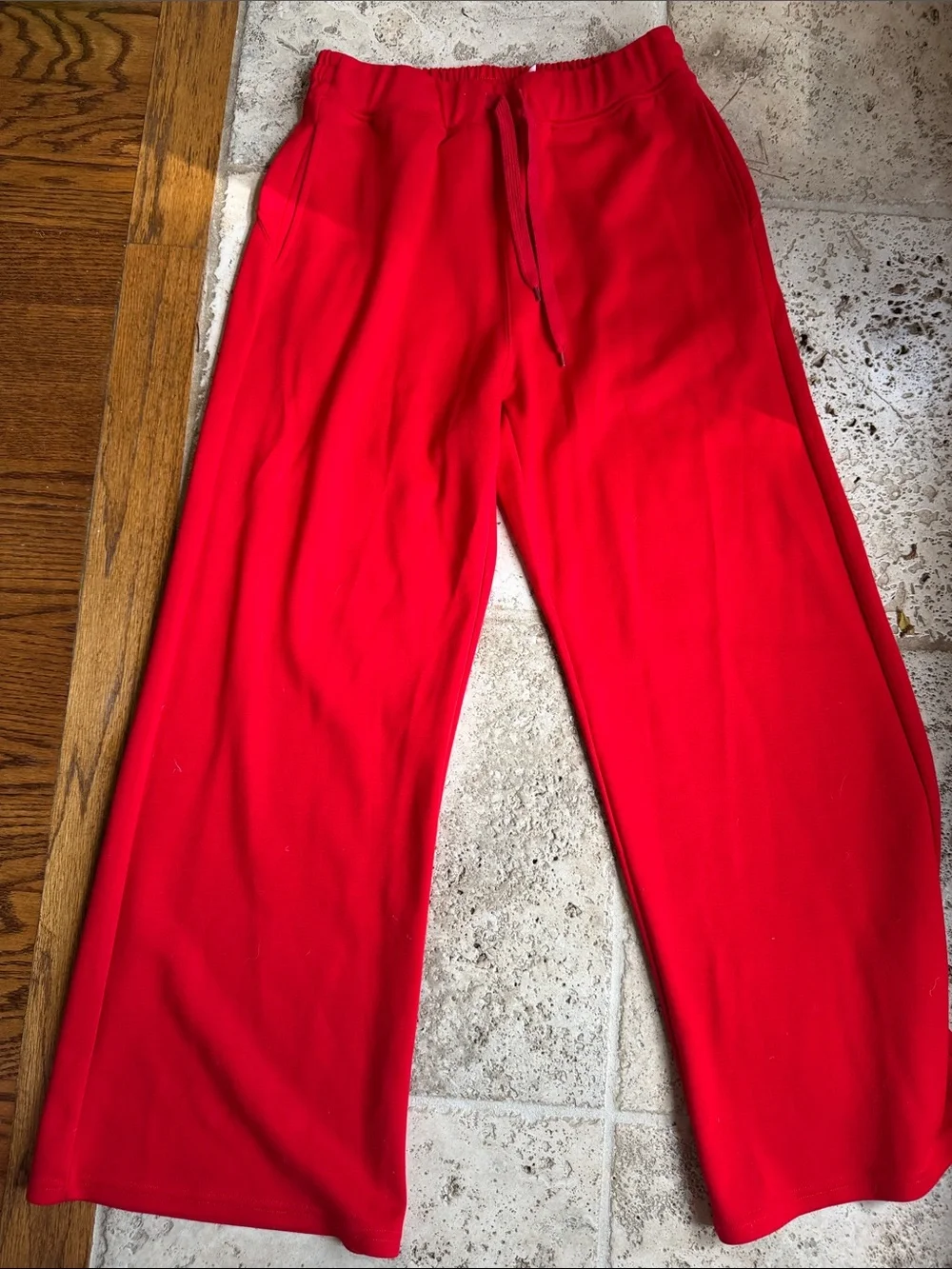 Women's Red Wide-Leg red matching set